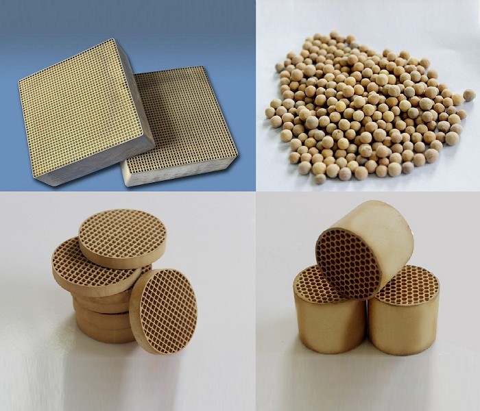 VOCs Removal Honeycomb Ceramic Catalyst factory